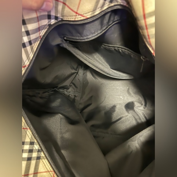 Burberry Nova Check Brown Synthetic Handbag Authentic Pre - Owned 100% AUTHENTIC - Picture 4 of 12